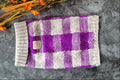 Medium Parchment and Purple Dog Jumper